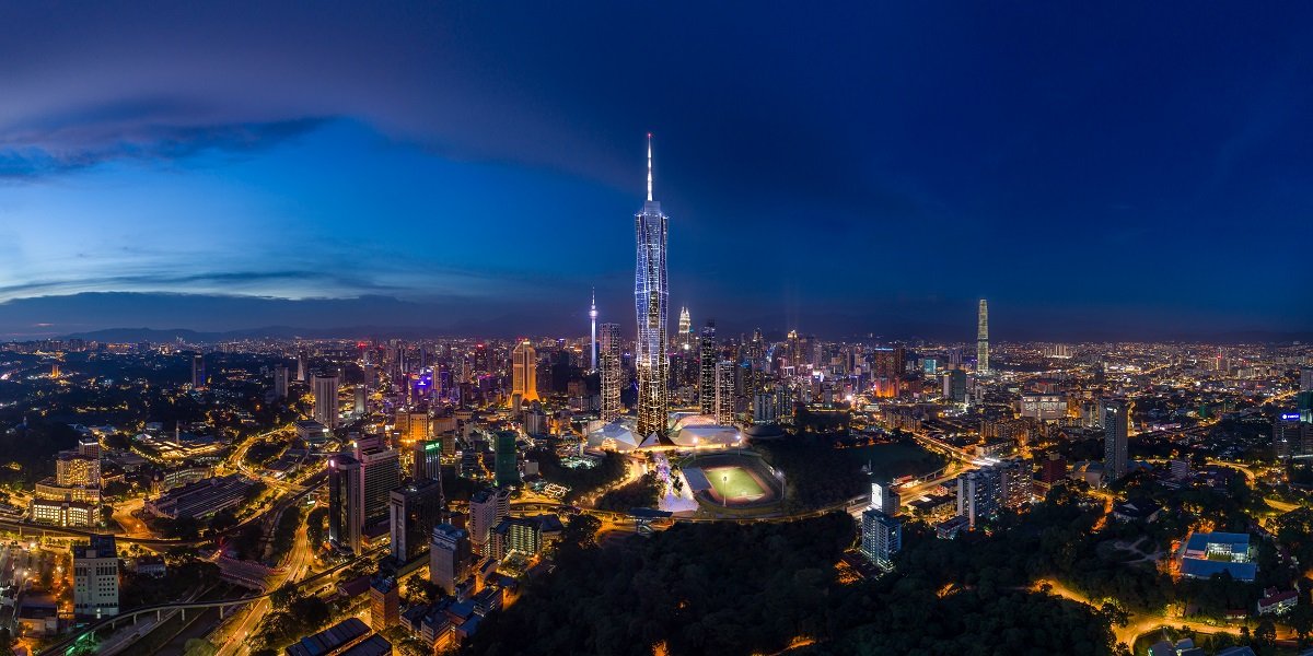Hero night view